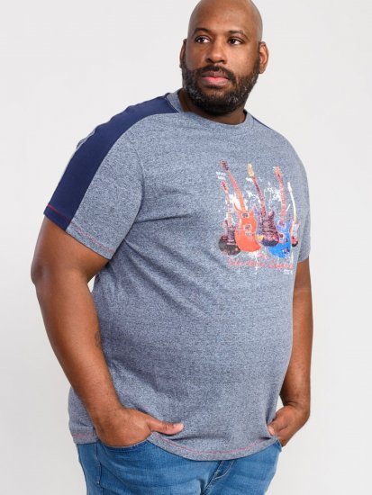 D555 Sharnbrook Electric Legends Guitar Print T-Shirt - T-krekli - T-krekli - 2XL-14XL