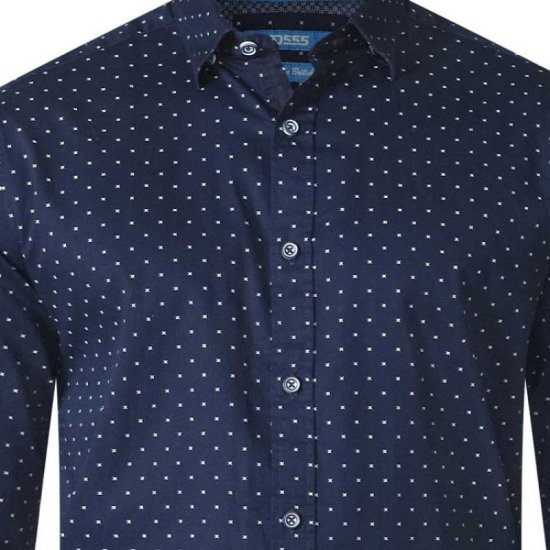 D555 Rashard Long Sleeve Printed Shirt - Krekli - Krekli - 2XL-8XL