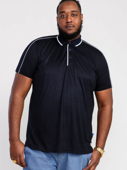 D555 Sussex Jersey Polo Shirt Dark Navy - Polo krekli - Polo krekli - 2XL-8XL
