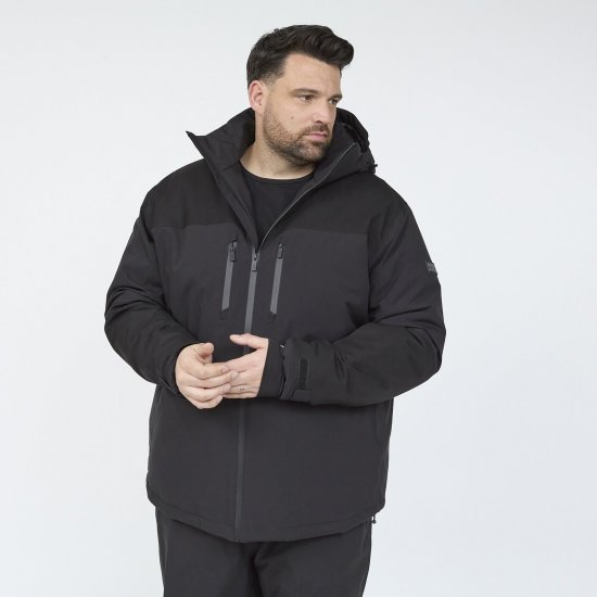 North Latitude Ski Jacket Black - Slēpošanas apģērbs - Lielizmēra slēpošanas apģērbs
