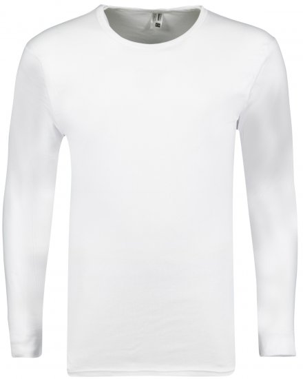 Adamo Royal Fine Ribbed Long sleeve Under-T-shirt White - Apakšveļa un peldšorti - Apakšveļa - 2XL-8XL