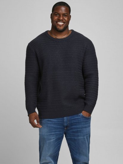 Jack & Jones JCOBRANDON Knit Black - Džemperi un džemperi ar kapuci - Džemperi - 2XL-14XL