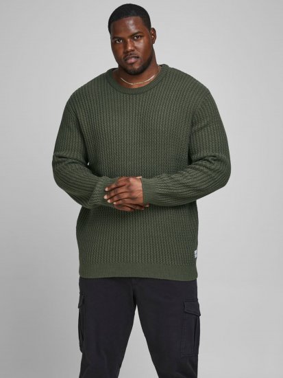 Jack & Jones JCOBRANDON Knit Forest - Džemperi un džemperi ar kapuci - Džemperi - 2XL-14XL