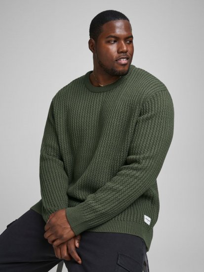 Jack & Jones JCOBRANDON Knit Forest - Džemperi un džemperi ar kapuci - Džemperi - 2XL-14XL