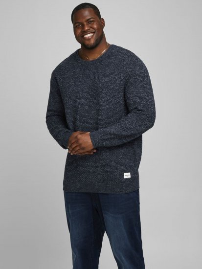 Jack & Jones JCOBRANDON Knit Navy Blazer - Džemperi un džemperi ar kapuci - Džemperi - 2XL-14XL