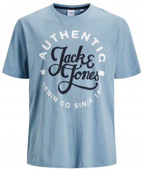 Jack & Jones JJMOON T-shirt Faded Denim - T-krekli - T-krekli - 2XL-14XL