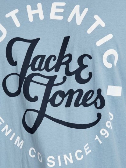 Jack & Jones JJMOON T-shirt Faded Denim - T-krekli - T-krekli - 2XL-14XL