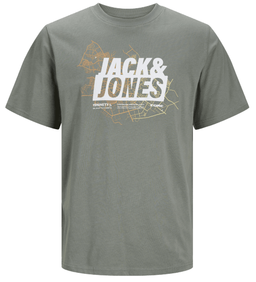 Jack & Jones JCOMAP LOGO T-Shirt Agave Green - T-krekli - T-krekli - 2XL-14XL