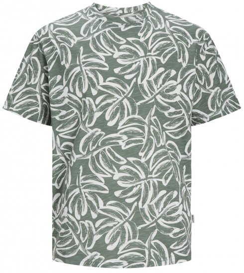 Jack & Jones JORLAFAYETTE AOP T-Shirt Laurel Wreath - T-krekli - T-krekli - 2XL-14XL