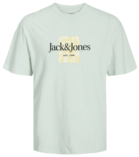 Jack & Jones JORLAFAYETTE BRANDING T-Shirt Skylight - T-krekli - T-krekli - 2XL-14XL