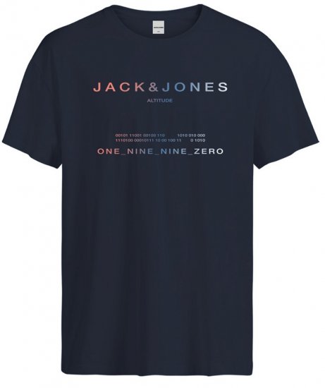 Jack & Jones JCORIOT T-Shirt Navy Blazer - T-krekli - T-krekli - 2XL-14XL