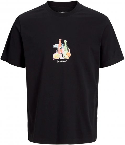 Jack & Jones Varenna Crew Neck T-Shirt Black - T-krekli - T-krekli - 2XL-14XL
