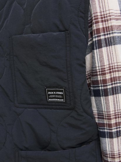 Jack & Jones Hero Liner Quilted Gilet Vest Black - Vestes - Vestes lielos izmēros