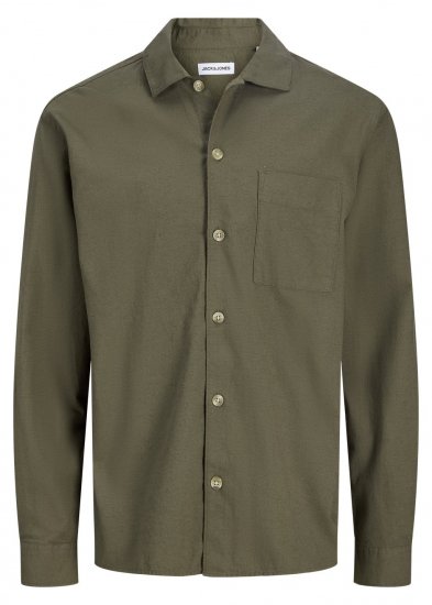 Jack & Jones Tristan Overshirt haki - Krekli - Krekli - 2XL-8XL