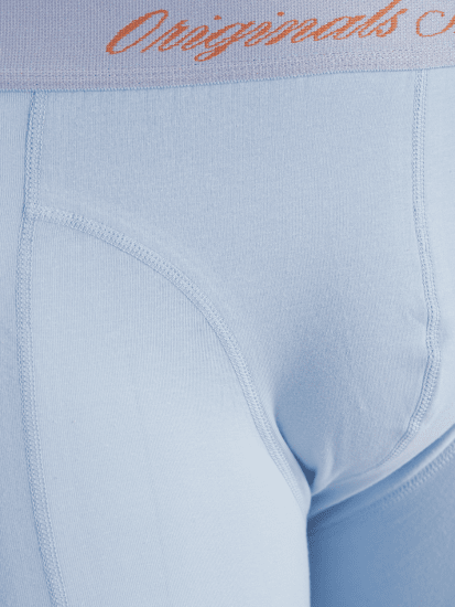Jack & Jones Jacnorrebro Vienkrāsaini Bokseršorti 3-Pack Zils - Apakšveļa un peldšorti - Apakšveļa - 2XL-8XL
