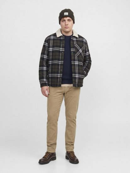 Jack & Jones Zac Teddy Krekla jaka Zaļa - Jakas & Lietus apģērbs - Jakas - 2XL-12XL