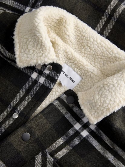 Jack & Jones Zac Teddy Krekla jaka Zaļa - Jakas & Lietus apģērbs - Jakas - 2XL-12XL