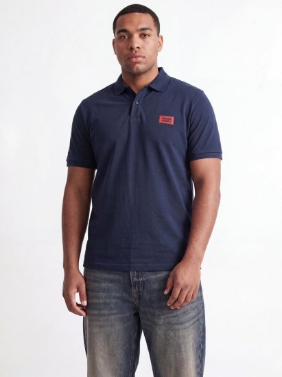 Jack & Jones Rush polo krekls 2 gab melna/tumši zila - Polo krekli - Polo krekli - 2XL-8XL