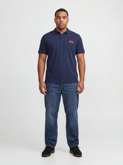 Jack & Jones Rush polo krekls 2 gab melna/tumši zila - Polo krekli - Polo krekli - 2XL-8XL