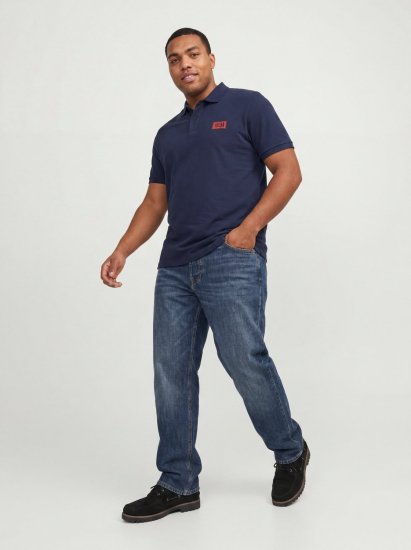 Jack & Jones Rush polo krekls 2 gab melna/tumši zila - Polo krekli - Polo krekli - 2XL-8XL