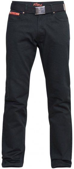 Duke Mario Bedford cord-pants Black TALL SIZES - VĪRIEŠU APĢĒRBS MT-6XLT - Apģērbs gariem vīriešiem