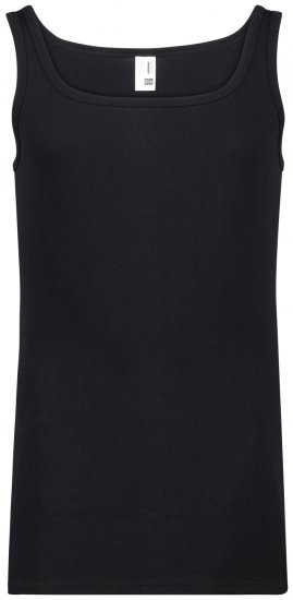 Adamo Royal Fine Ribbed Undershirt Black - Apakšveļa un peldšorti - Apakšveļa - 2XL-8XL