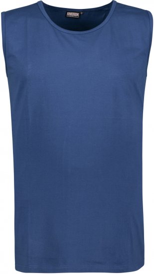 Adamo Rod Comfort Fit Tank Top Denim Blue - T-krekli - T-krekli - 2XL-14XL