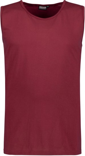 Adamo Rod Comfort Fit Tank Top Wine - T-krekli - T-krekli - 2XL-14XL