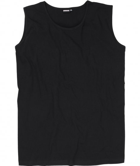 Adamo Rod Comfort Fit Tank Top Black - T-krekli - T-krekli - 2XL-14XL