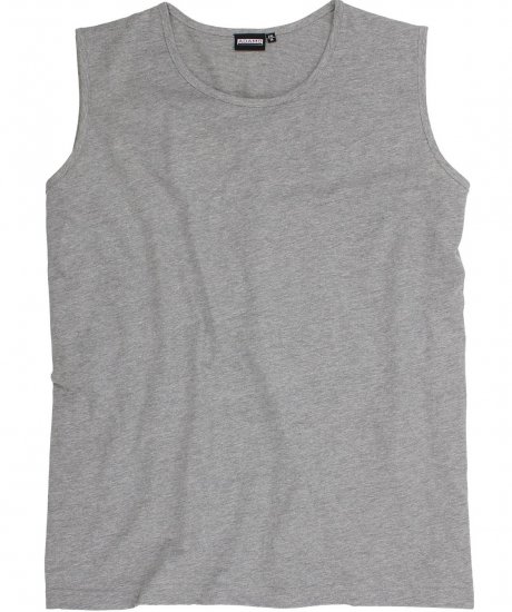 Adamo Rod Comfort Fit Tank Top Grey - T-krekli - T-krekli - 2XL-14XL