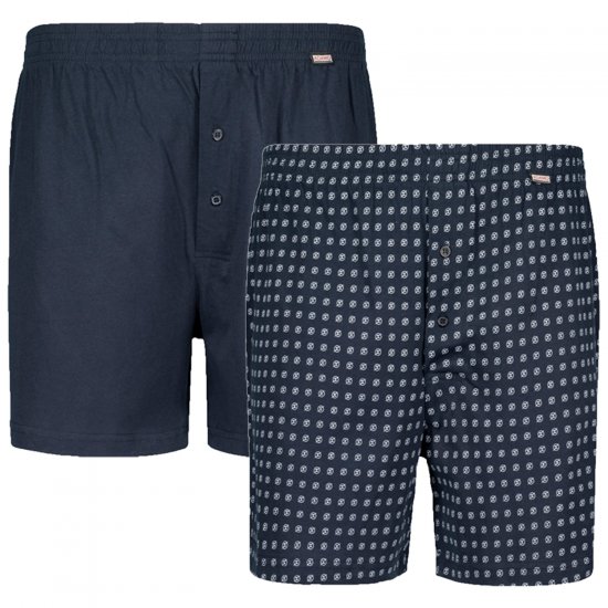 Adamo Dean Boxershorts 2-pack Navy - Apakšveļa un peldšorti - Apakšveļa - 2XL-8XL