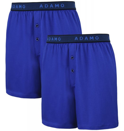 Adamo Jonas Boxershorts Royal Blue 2-pack - Apakšveļa un peldšorti - Apakšveļa - 2XL-8XL