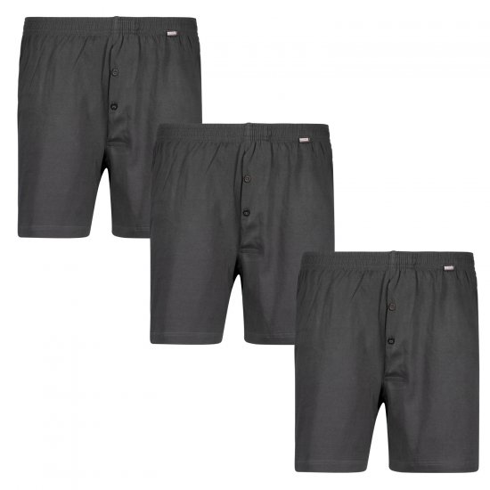 Adamo James Boxershorts 3-pack Charcoal - Apakšveļa un peldšorti - Apakšveļa - 2XL-8XL