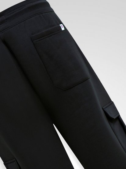 D555 Dexter 1 Cargo Jogger With Bear Embroidery Melna - Sporta bikses un šorti - Sporta bikses un Sporta šorti - 2XL-12XL