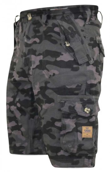 D555 ZAVIER Camo Cotton Cargo Shorts - Šorti - Šorti - W40-W60