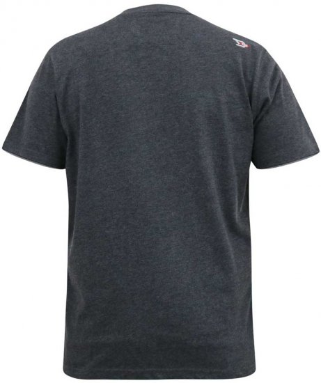 D555 ALFRED 2-Pack Brand Carrier Printed Crew Neck T-Shirts - T-krekli - T-krekli - 2XL-14XL