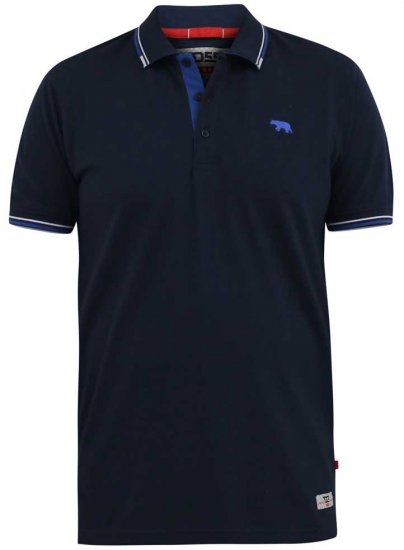 D555 SALFORD 1 Pique Polo Navy - Polo krekli - Polo krekli - 2XL-8XL