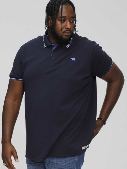 D555 SALFORD 1 Pique Polo Navy - Polo krekli - Polo krekli - 2XL-8XL