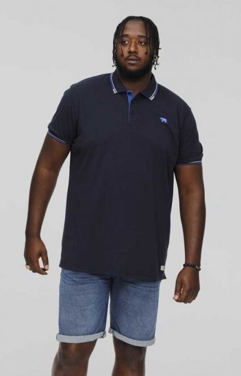 D555 SALFORD 1 Pique Polo Navy - Polo krekli - Polo krekli - 2XL-8XL