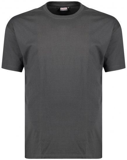 Adamo Bud Regular fit Heavy weight T-shirt Charcoal - T-krekli - T-krekli - 2XL-14XL