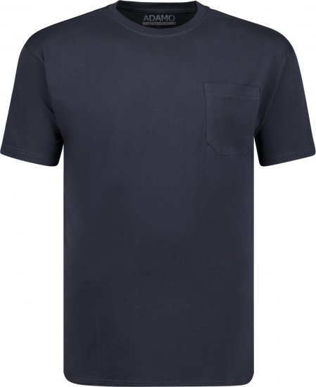 Adamo Kody Regular fit T-shirt with Pocket Navy - T-krekli - T-krekli - 2XL-14XL