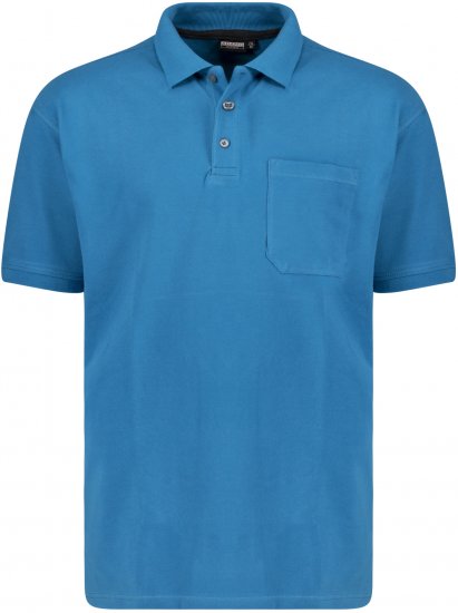Adamo Klaas Regular fit Polo Shirt with Pocket Petrol - Polo krekli - Polo krekli - 2XL-8XL