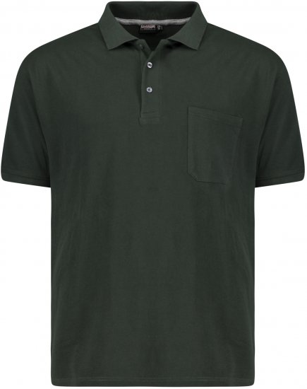 Adamo Klaas Regular fit Polo Shirt with Pocket Pine Green - Polo krekli - Polo krekli - 2XL-8XL