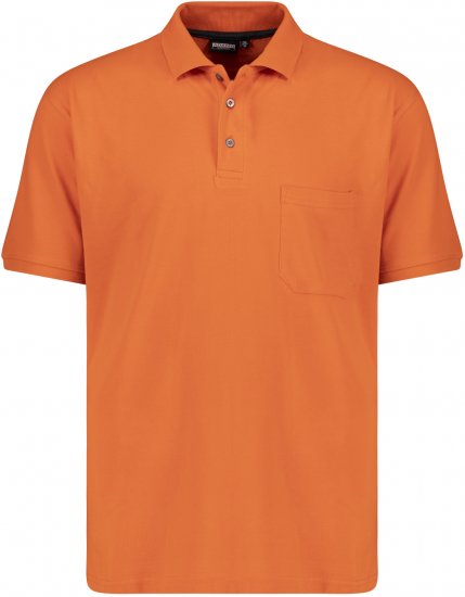 Adamo Klaas Regular fit Polo Shirt with Pocket Orange - Polo krekli - Polo krekli - 2XL-8XL