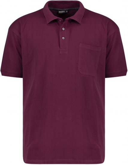 Adamo Klaas Regular fit Polo Shirt with Pocket Blackberry - Polo krekli - Polo krekli - 2XL-8XL