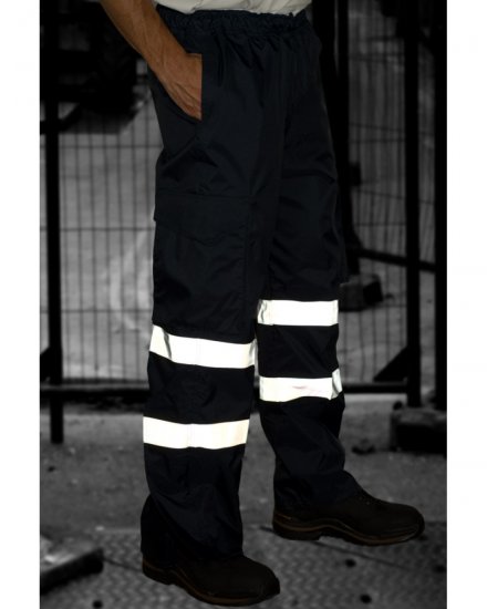 Leo Appledore Cargo Rain pants Navy - Darba apģērbs - Darba apģērbs - 3XL-10XL