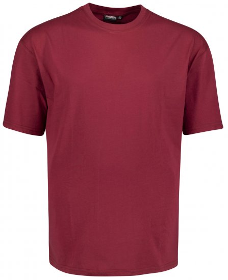 Adamo Magic T-shirt Burgundy TALL SIZES - VĪRIEŠU APĢĒRBS MT-6XLT - Apģērbs gariem vīriešiem