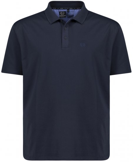 Adamo Picco Technical Sports Polo Navy - Sporta apģērbs & outdoor - Liela izmēra sporta apģērbi vīriešiem