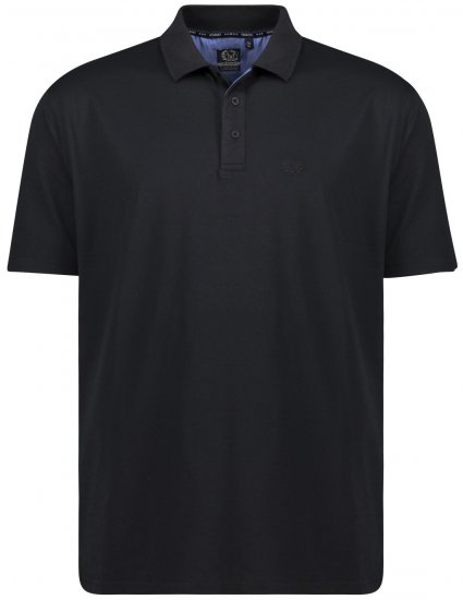 Adamo Picco Technical Sports Polo Black - Sporta apģērbs & outdoor - Liela izmēra sporta apģērbi vīriešiem