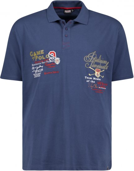 Adamo DURBAN Regular fit Polo Shirt Navy - Polo krekli - Polo krekli - 2XL-8XL